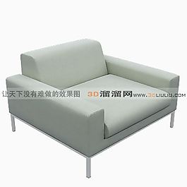 3D單人沙發(fā)模型