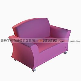 3D單人沙發(fā)模型