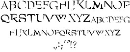 天使的字体