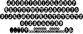 作用：續(xù)集的字體