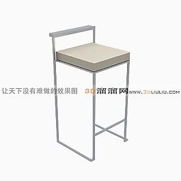 3D吧椅模型