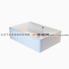 3D浴缸模型