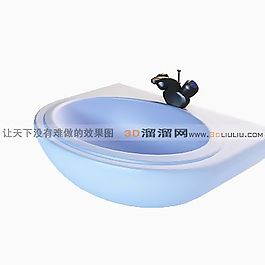 3D洗手盆模型