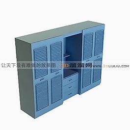 3D衣柜模型