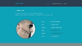 簡歷網(wǎng)站PSD樣機