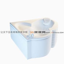 3D浴缸模型