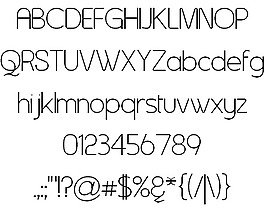 asenine字體