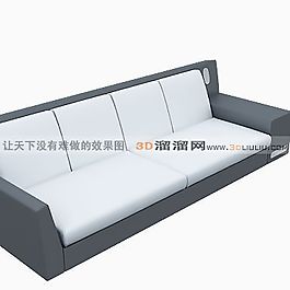 3D多人沙發(fā)模型
