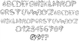 alphawomanhair字體