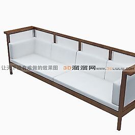 3D多人沙發(fā)模型