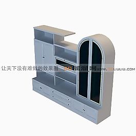 3D衣柜模型