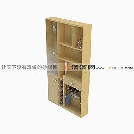 3D酒柜模型