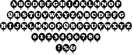 alphaballoon字體