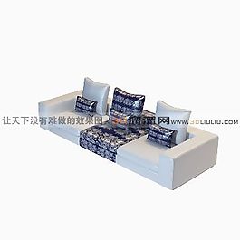 3D三人沙發(fā)模型