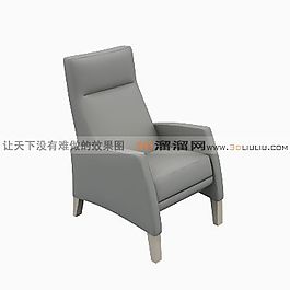 3D豪华扶手椅模型