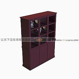 3D陳設(shè)柜模型