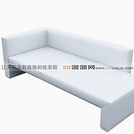 3D雙人沙發(fā)模型