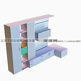 3D衣柜模型