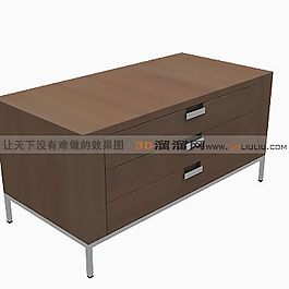 3D邊柜模型