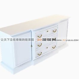 3D邊柜模型