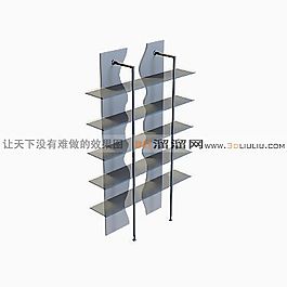3D博古架模型