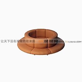 3D圓沙發(fā)模型