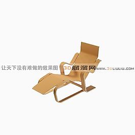 3D躺椅模型
