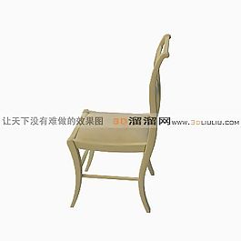 3D餐椅模型