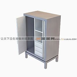 3D邊柜模型