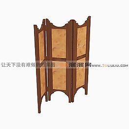 3D屏風(fēng)模型