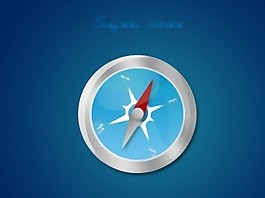 Safari清洁图标psd