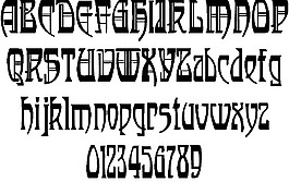 安特衛普的文本字體