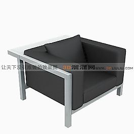 3D單人沙發(fā)模型
