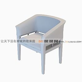 3D休閑椅模型