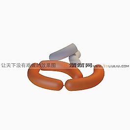 3D火腿模型