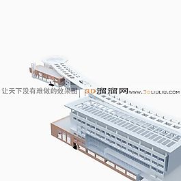 3D辦公樓模型
