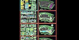 二层社区管理中心框架结构建筑施工图