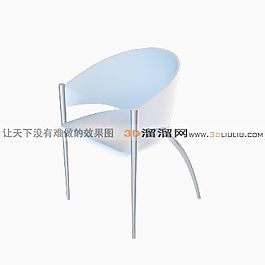 3D休閑椅模型