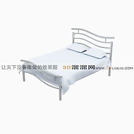 3D鐵藝床模型