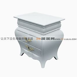 3D床頭柜模型