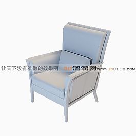 3D單人沙發(fā)模型