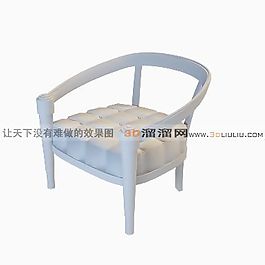 3D休閑椅模型