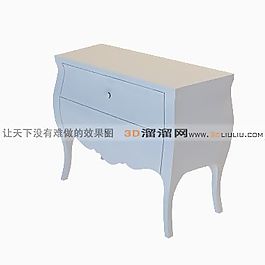 3D床頭柜模型