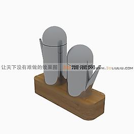 3D調(diào)味瓶模型