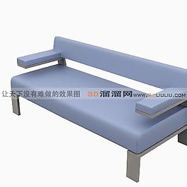 3D多人沙發(fā)模型