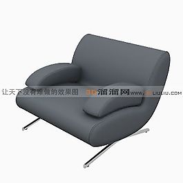 3D單人沙發(fā)模型