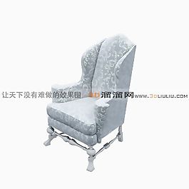 3D豪华扶手椅模型
