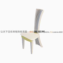 3D餐椅模型