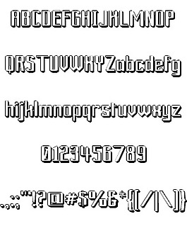 熱忱的字體