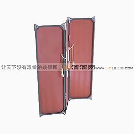 3D屏風(fēng)模型